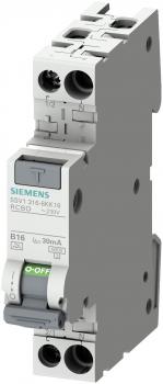 Siemens 5SV1316-6LK16 FI/LS kompakt 1P+N 6kA Typ A(G) 30mA B16