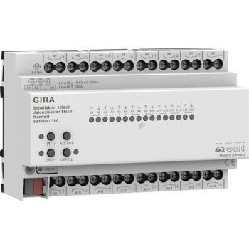 Gira 503800 Schalt-/Jal.aktor 16f/8f 16 A REG Kmf KNX Secure