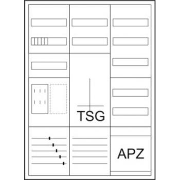 Eaton Electric ZSD-ZTV-1100-BKE-I/APZ Zähler-Komplettschrank für eHZ, ohne Bestückung