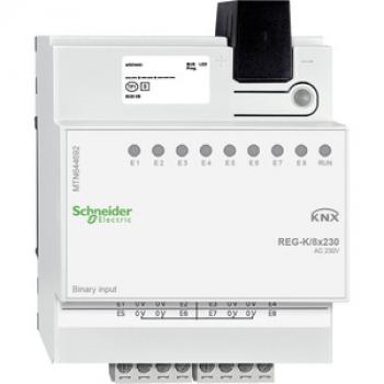 Schneider Electric MTN644692 Binäreingang REG-K/8x230, lichtgrau