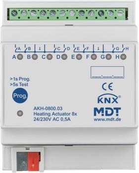 ARDEBO.de - AKH-0800.03 Heizungsaktor 8-fach, 4TE, REG, 24-230 V AC