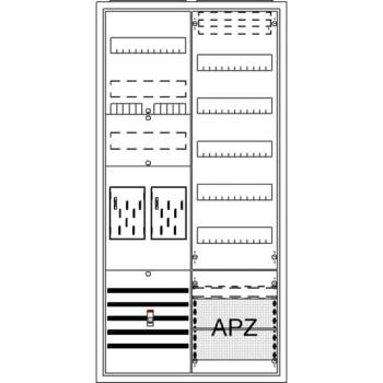 Striebel & John BA27FM BA27FM Komplettschrank, AP BKE-I, A27 2Z1V5A2