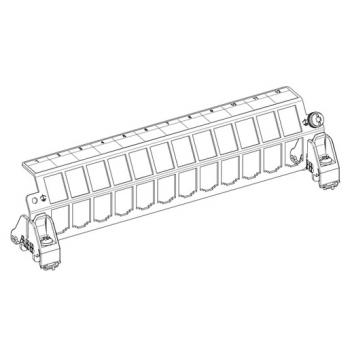 Striebel & John ZEP12 ZEP12 Patchpanel 12 Module E-Dat oder Keystone