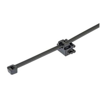 Panduit CMSA12-2S-D300 EdgeClip/Kabelbinder(Seite),Schwarz,Hohe Hitze/UV PA6.6,0.7-3mm,0 (Menge: 500 Stück je Bestelleinheit)