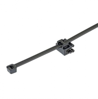 Panduit CMSA12-2S-D300 EdgeClip/Kabelbinder(Seite),Schwarz,Hohe Hitze/UV PA6.6,0.7-3mm,0 (Menge: 500 Stück je Bestelleinheit)