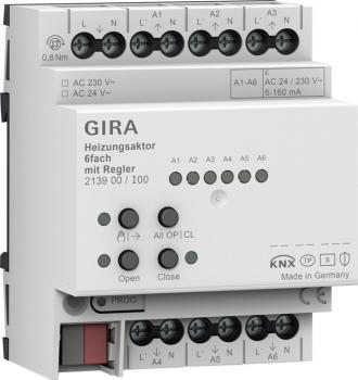 Gira 213900 Heizungsaktor 6f Regler OneKNX REG