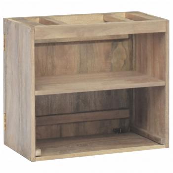 Wand-Badschrank 45x30x40 cm Massivholz Teak