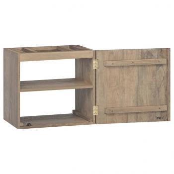 Wand-Badschrank 45x30x40 cm Massivholz Teak