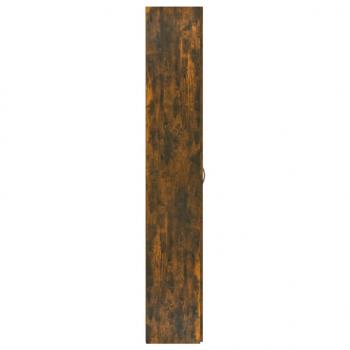 Büroschrank Räuchereiche 60x32x190 cm Holzwerkstoff