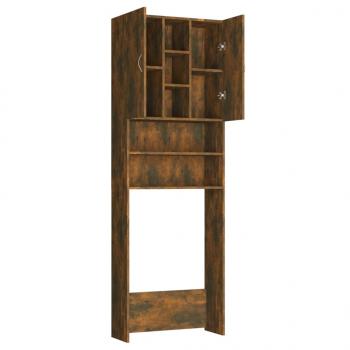 Waschmaschinenschrank Räuchereiche 64x25,5x190 cm