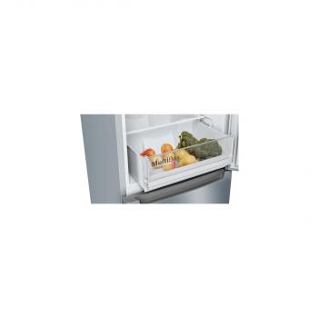 Bosch KGN33NLEB Stand Kühl-Gefrierkombination, 60cm breit, 282l, NoFrost, FreshSense, Edelstahl-Optik