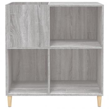 Plattenschrank Grau Sonoma 84,5x38x89 cm Holzwerkstoff