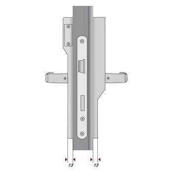 effeff 495108----91B86 Codeschloss Ausführung A, 38-50 mm, silber