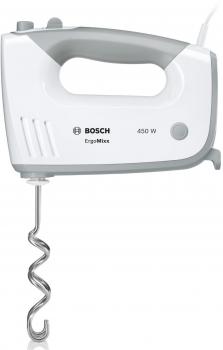 Bosch ErgoMixx MFQ36440 Handmixer, 450 W, 5 Geschwindigkeitsstufen, spülmaschinengeeignet, weiß