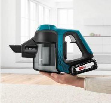 Bosch BKS6111P Serie|6 Akku- Staubsauger, Unlimited, Lange Laufzeit, Power for ALL System, Blau