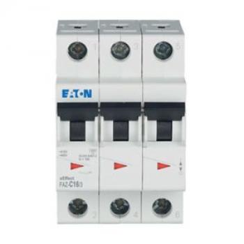 Eaton Electric FAZ-C16/3 Leitungsschutzschalter, 16 A, 3p, Charakteristik: C