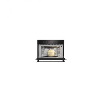 Amica EBC 841 600 S EEK: A Kompakt-Einbau-Backofen mit Mikrowelle, 44 L, Heißluft, 13 Programme, 900 W Mikrowelle, 1750 W Grill, schwarz