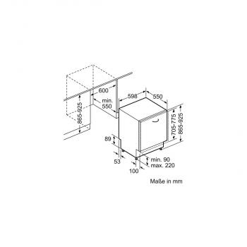 Bosch SBV4HAX48E Serie 4 XXL Vollintegrierter Geschirrspüler, 60 cm breit, 13 Maßgedecke, Extra Trocknen, InfoLight, AquaStop