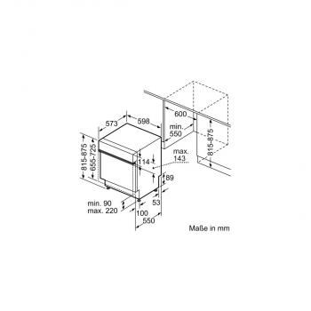 Bosch SMI4HAS48E Teilintegrierter Geschirrspüler, 60 cm breit, 13 Maßgedecke, Extra Trocknen, AquaStop, Glasschutz, Edelstahl