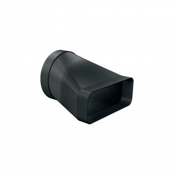 ARDEBO.de Bosch HEZ9VDSI0 Adapterstück, rund-flach, Installationszubehör, schwarz