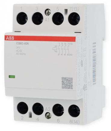 ARDEBO.de ABB ESB63-40N-01 Installationsschütz 4S, 63A, 24V, 4-Polig (1SAE351111R0140)