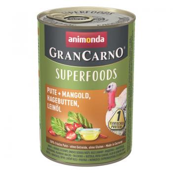 ARDEBO.de Animonda GranCarno Adult Superfood Pute & Mangold 400g