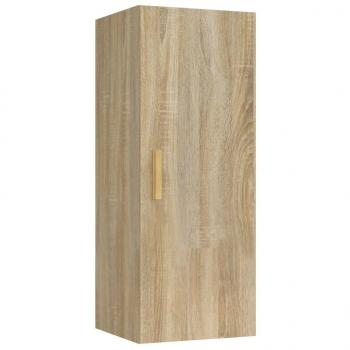 Wandschrank Sonoma-Eiche 34,5x34x90 cm Holzwerkstoff