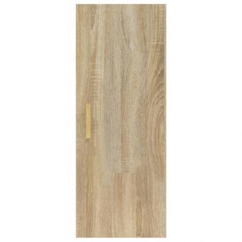 Wandschrank Sonoma-Eiche 34,5x34x90 cm Holzwerkstoff