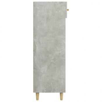 Schuhschrank Betongrau 60x35x105 cm Holzwerkstoff