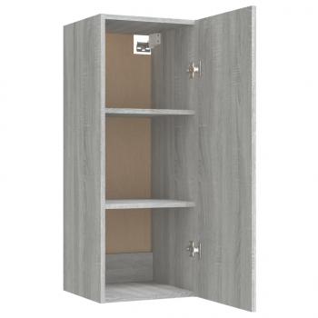 Wandschrank Grau Sonoma 34,5x34x90 cm Holzwerkstoff