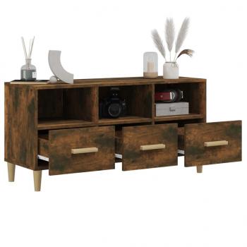 TV-Schrank Räuchereiche 102x36x50 cm Holzwerkstoff