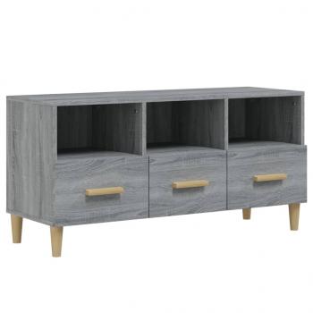 TV-Schrank Grau Sonoma 102x36x50 cm Holzwerkstoff