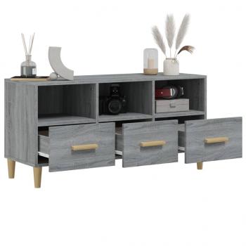 TV-Schrank Grau Sonoma 102x36x50 cm Holzwerkstoff