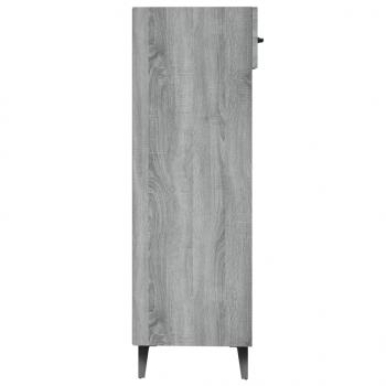 Schuhschrank Grau Sonoma 30x35x105 cm Holzwerkstoff