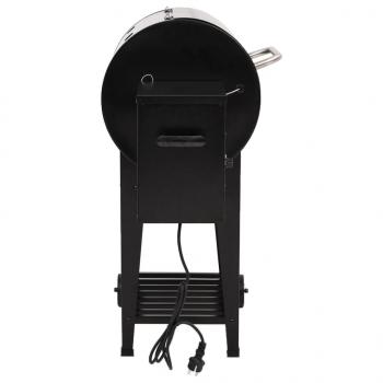 Pelletgrill mit Ablage Schwarz 94 cm Eisen