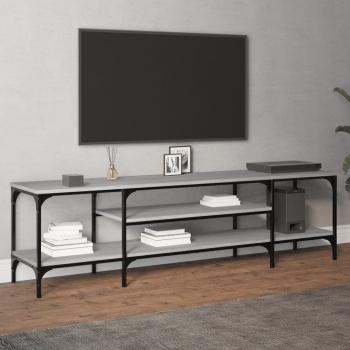 TV-Schrank Grau Sonoma 161x35x45 cm Holzwerkstoff & Eisen