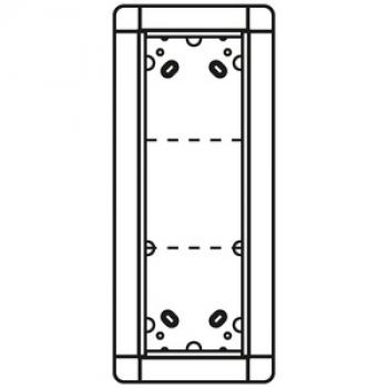 ARDEBO.de - 1881370 Unterputzrahmen 3 Modulplätze, weiß