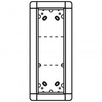 Ritto 1881370 Unterputzrahmen 3 Modulplätze, weiß