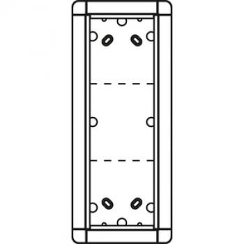 ARDEBO.de - 1883370 Aufputzrahmen 3 Modulplätze, weiß