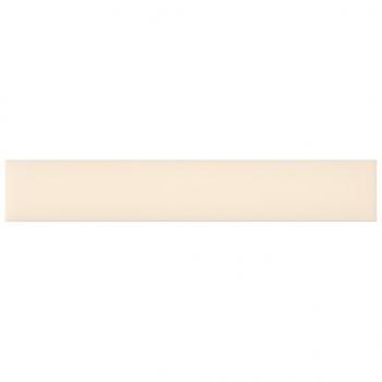 Wandpaneele 12 Stk. Creme 90x15 cm Samt 1,62 m²