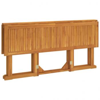 Garten-Klapptisch Butterfly 150x90x75 cm Massivholz Teak