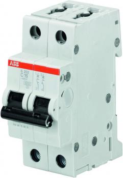 Abb S202-C16 S202-C16 Sicherungsautomat C-Char., 6 kA, 16 A, 2P