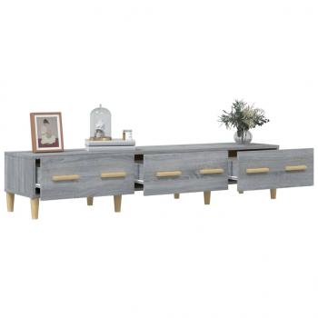 TV-Schrank Grau Sonoma 150x34,5x30 cm Holzwerkstoff