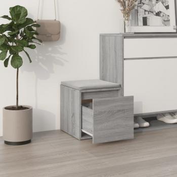 Schubladenbox Grau Sonoma 40,5x40x40 cm Holzwerkstoff