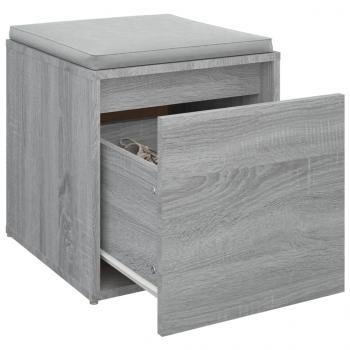 Schubladenbox Grau Sonoma 40,5x40x40 cm Holzwerkstoff