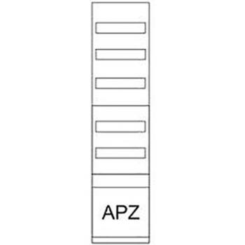 Eaton Electric ZSD-V17/APZ Verteilerfeld, 7-reihig, H=1050mm, inkl. abgeschottetem und plombier