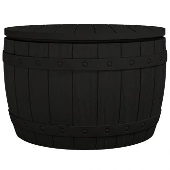 3-in-1 Gartenbox Schwarz Polypropylen