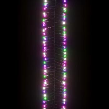 LED-Lichterkette mit 2000 LEDs Pastell Mehrfarbig 17 m PVC