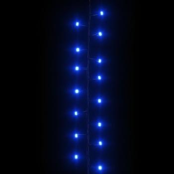 LED-Lichterkette mit 1000 LEDs Blau 25 m PVC