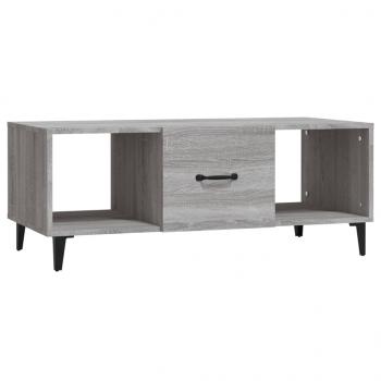 Couchtisch Grau Sonoma 102x50x40 cm Holzwerkstoff